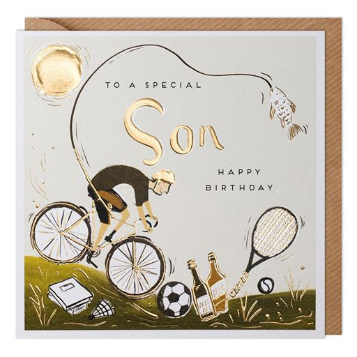 Son Birthday Greetings Card
