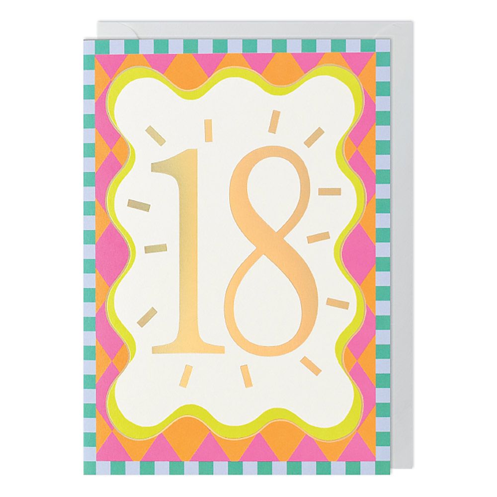 18th Birthday Greetings Card