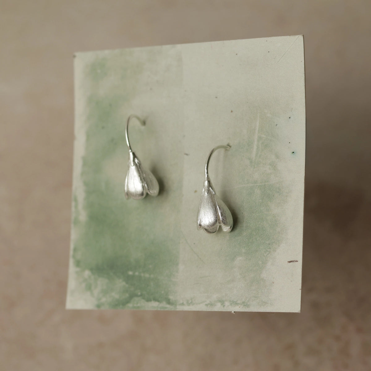 Snowdrop Earrings Silver