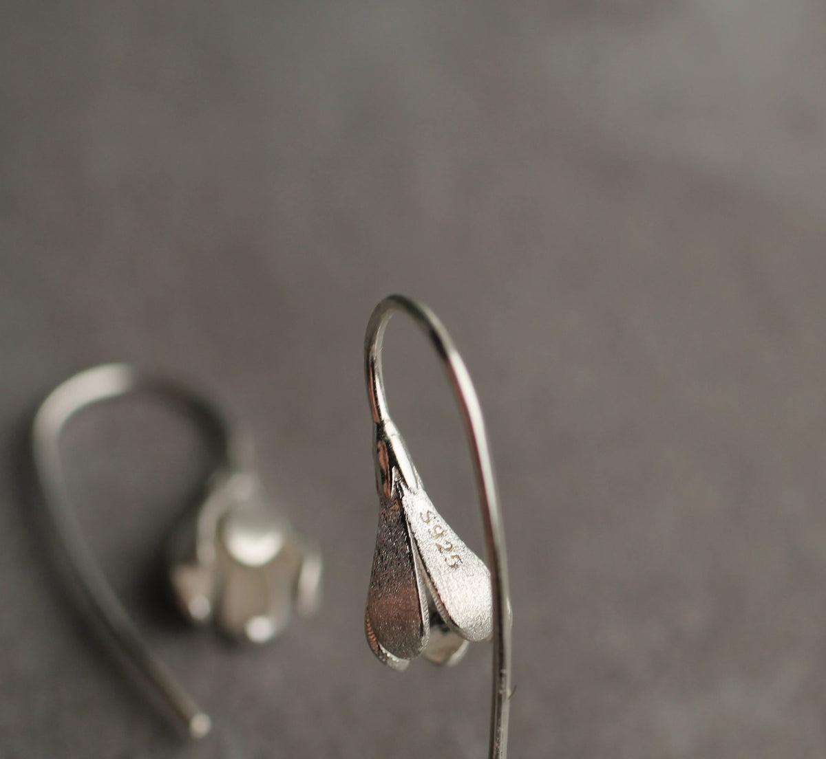 Snowdrop Earrings Silver