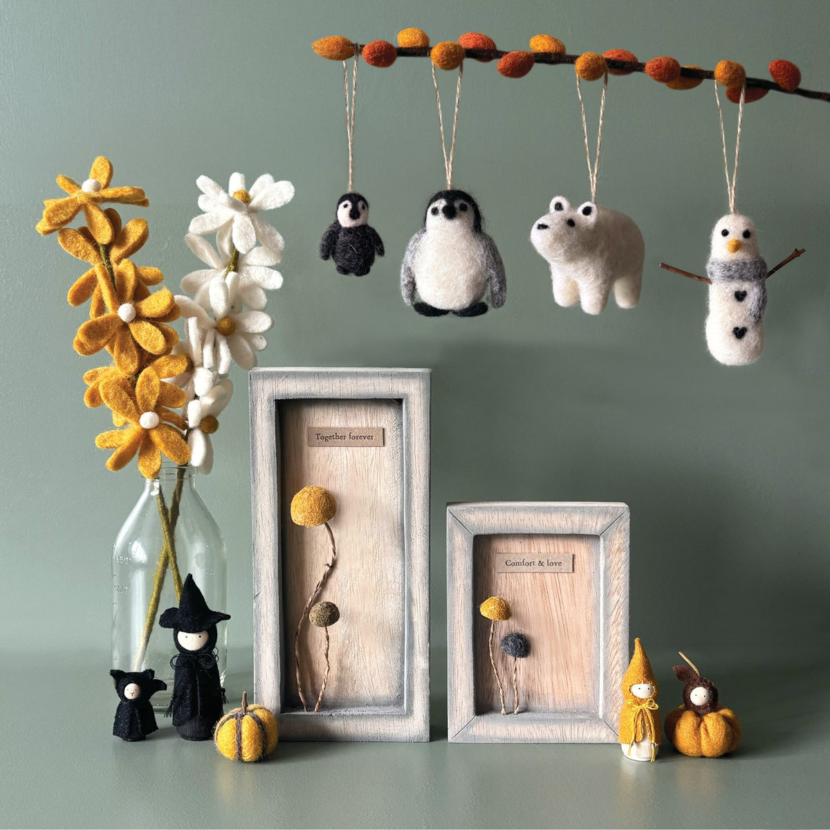 Felt Hanging Penguin Decoration