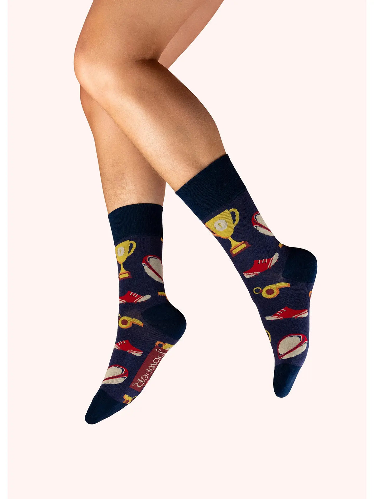Men’s Vintage Rugby Socks- Navy