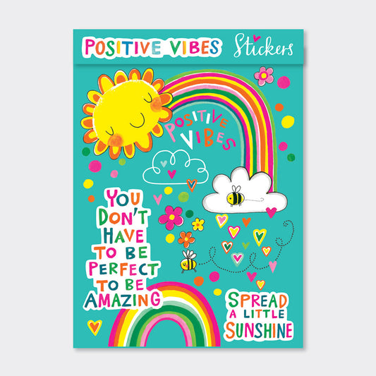 Positive Vibes Sticker Book