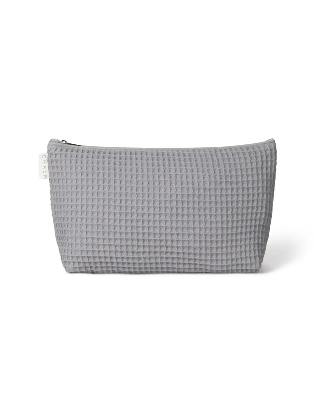Waffle Large Wash Bag Grey