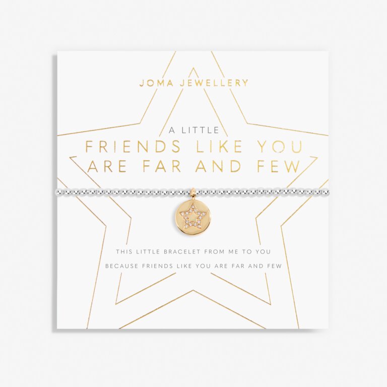A Little 'Friends Like You Are Far And Few' Bracelet