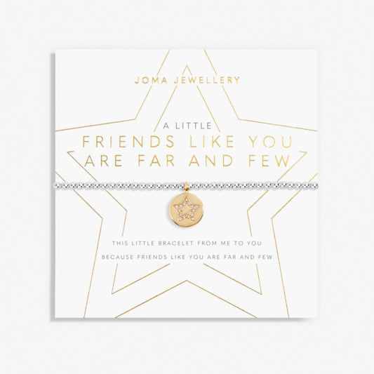 A Little 'Friends Like You Are Far And Few' Bracelet