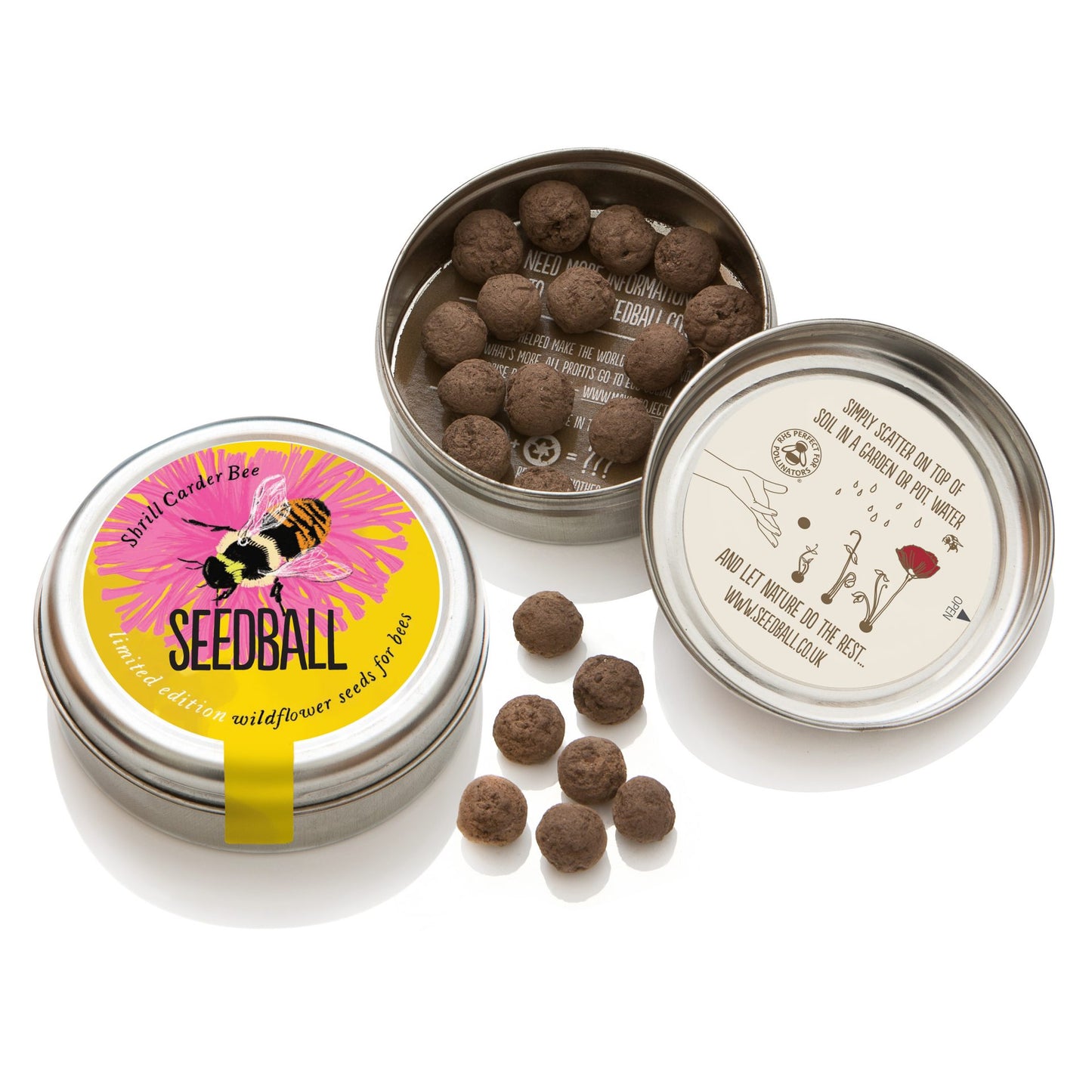 Shrill Carder Bumblebee Seedball Tin