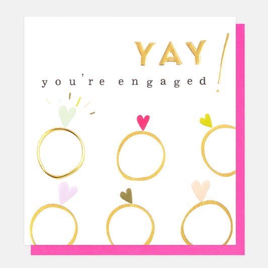 Yay You’re Engaged Greetings Card