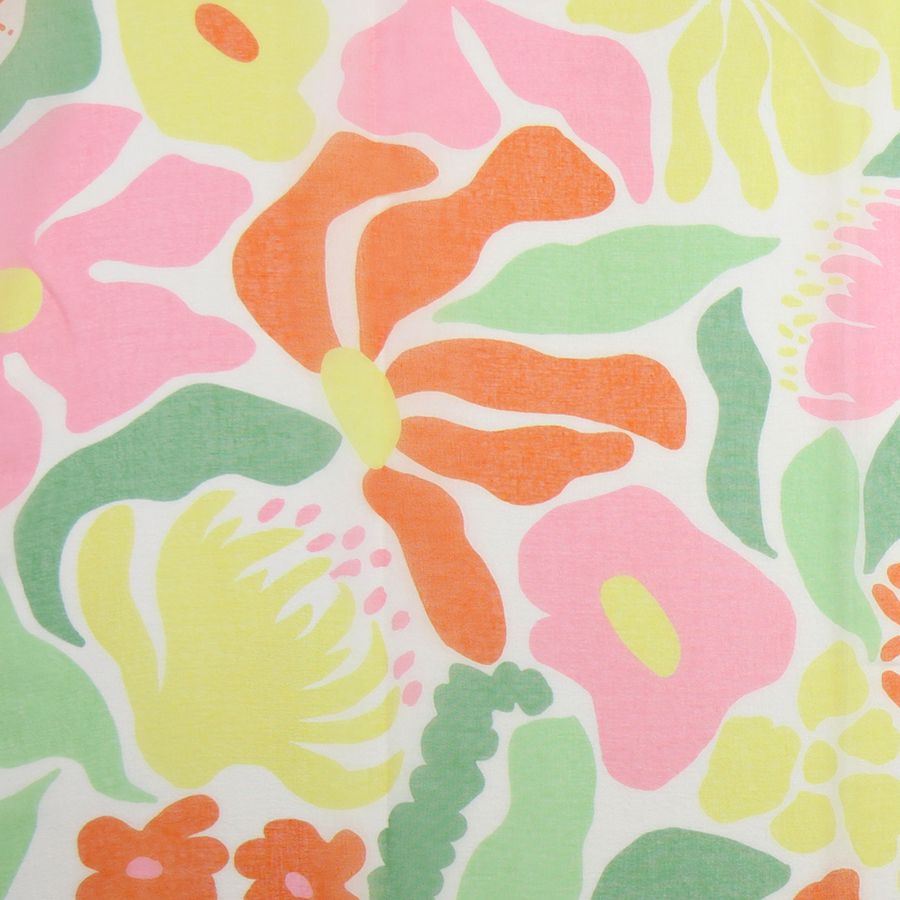 Scarf Pastel Brights Graphic Floral