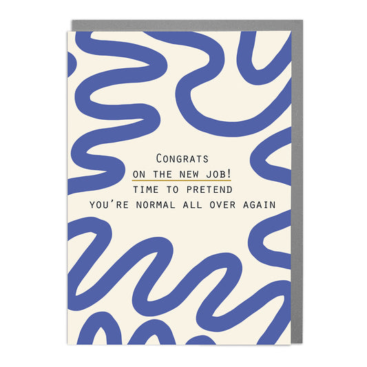 Congrats On The New Job Greetings Card