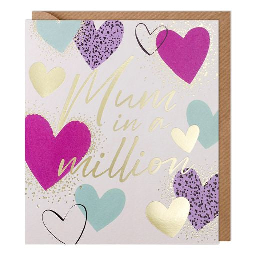 Mum in a Million Greetings  Card