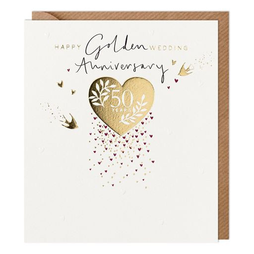 Golden Wedding Greetings Anniversary