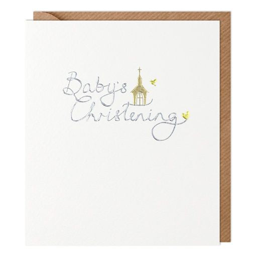 Baby’s Christening Greetings Card