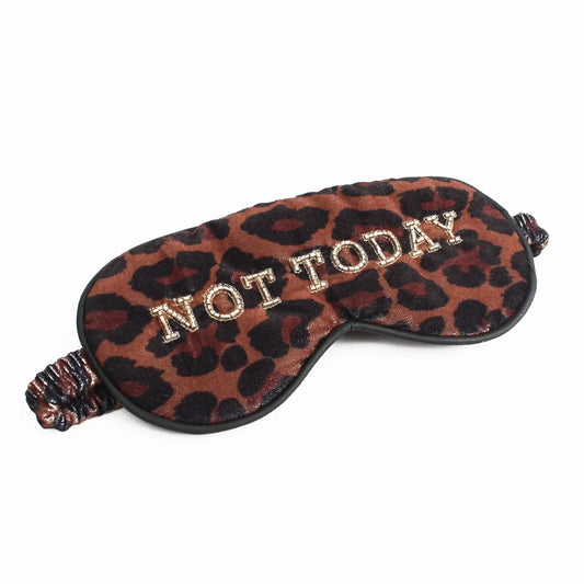Not Today Leopard Eye Mask