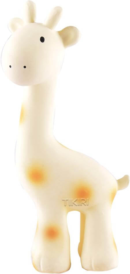 Giraffe Natural Rubber Teether Rattle & Bath Toy