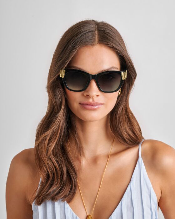 Katie Loxton Seychelles Round Cat-eye Sunglasses
