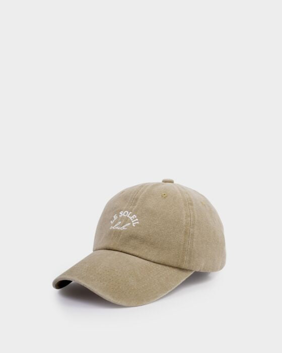 Katie Loxton Embroidered Le Soleil Cap Taupe