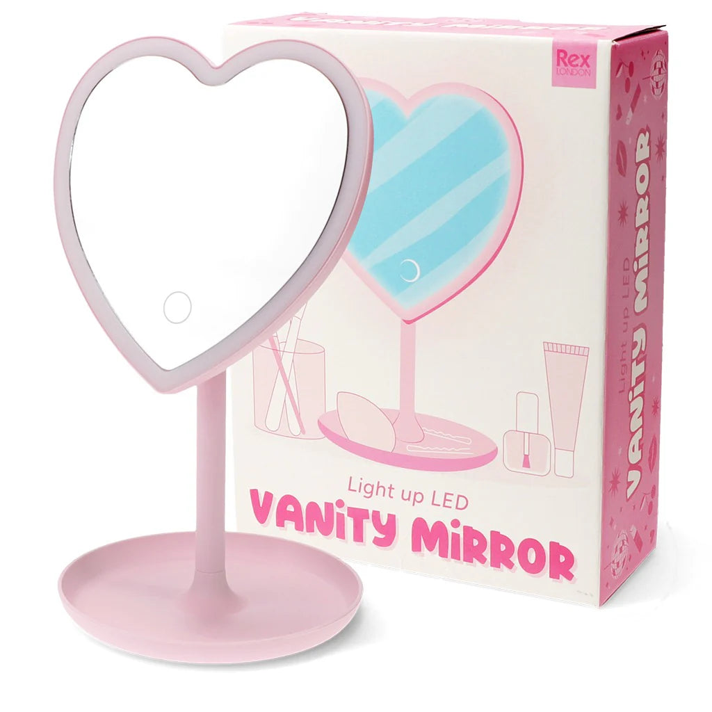 Heart Light Up Vanity Mirror