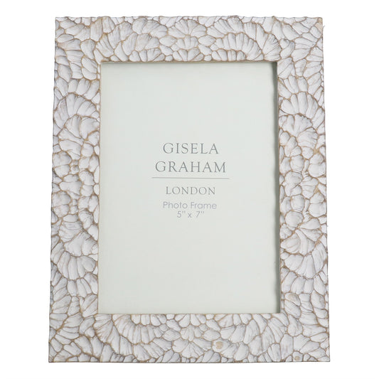 Taupe Frill Resin Photo Frame 5x7