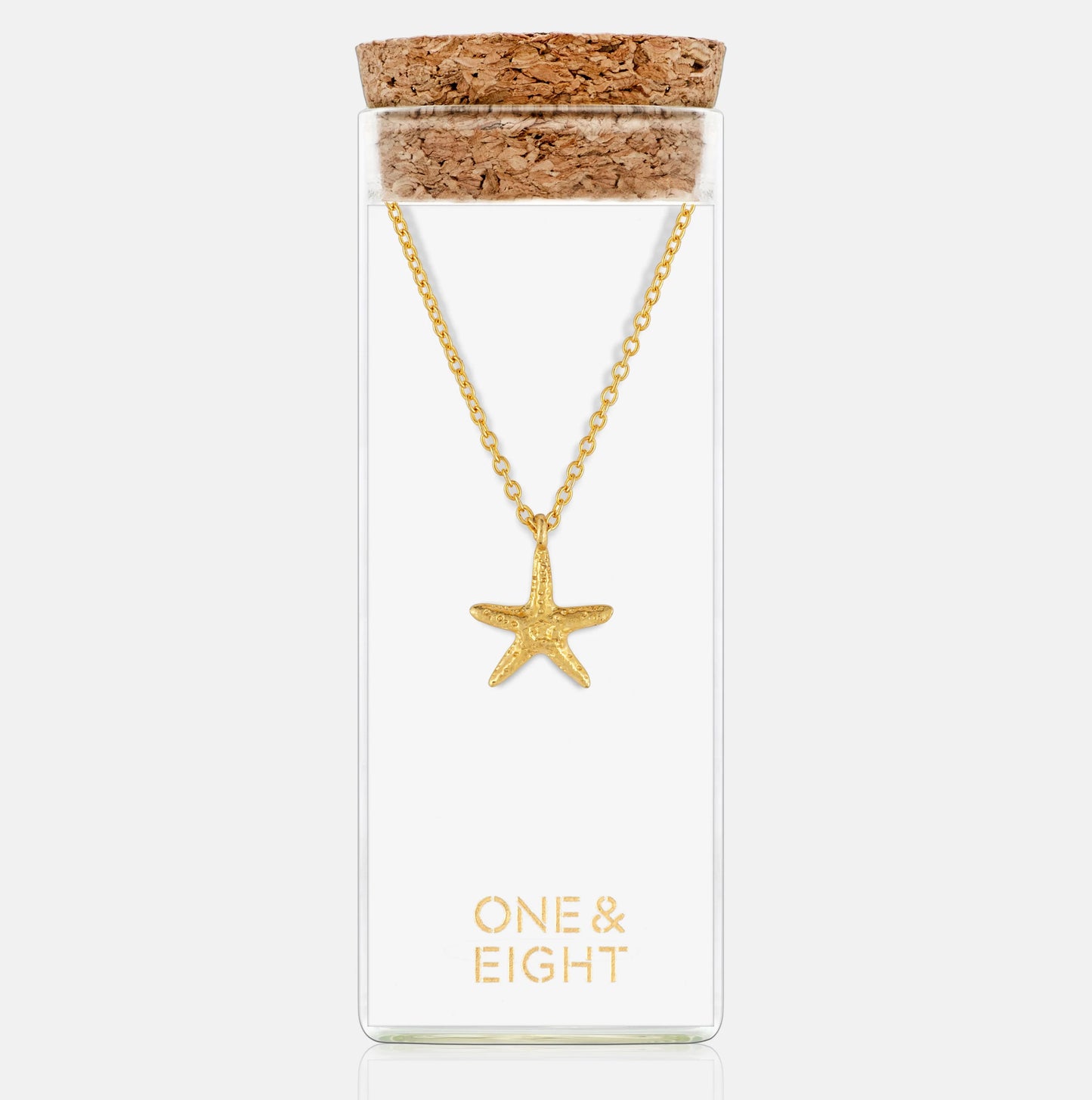 Starfish Necklace Gold