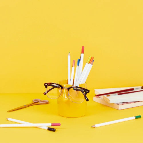 Balvi Nosey Buddy Glasses & Stationary Holder  Mustard