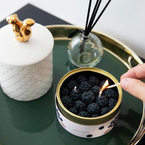 CandleCan Cinnamon Blackberry Candle