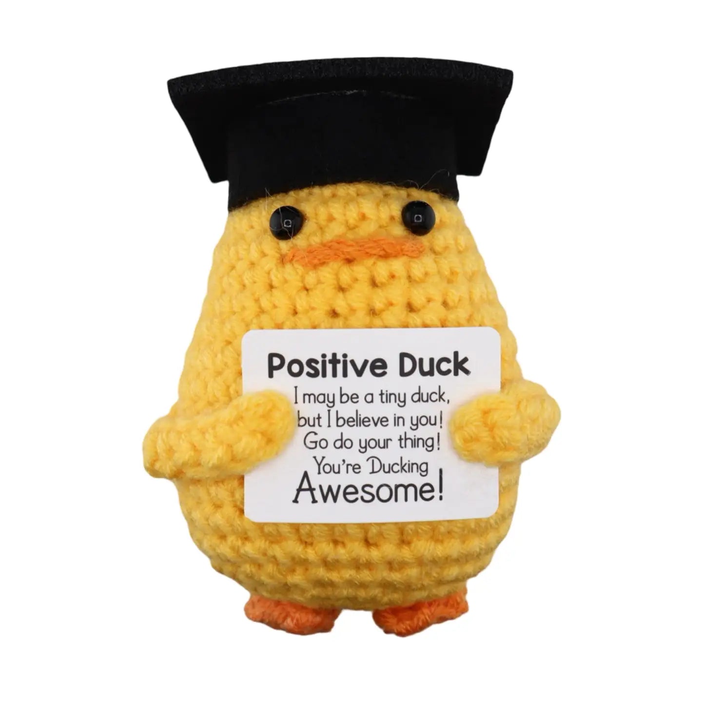 Knitted Graduation Duck