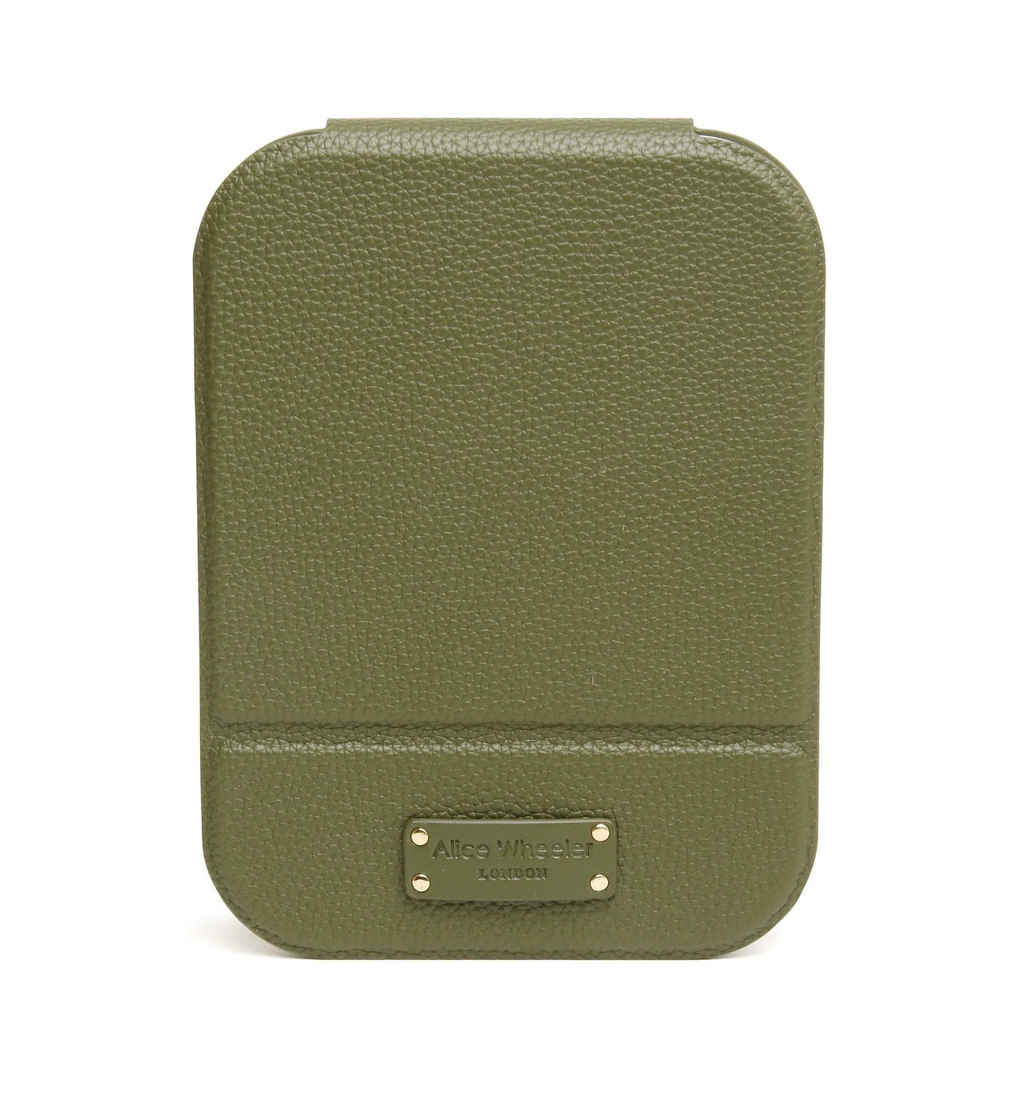 Alice Wheeler Kensington LED Travel Mirror Olive