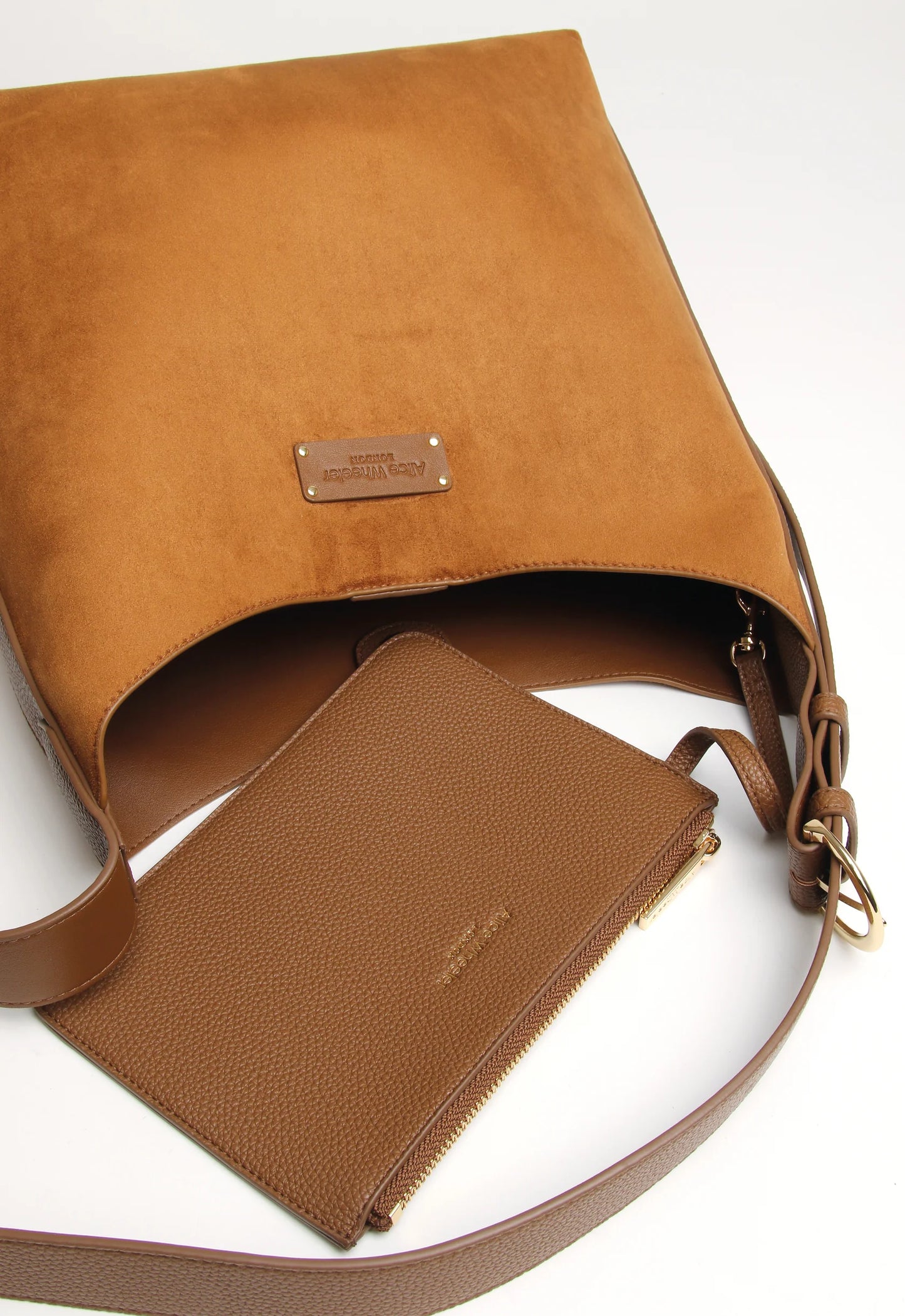Alice Wheeler Kensington Hobo Bag Fudge