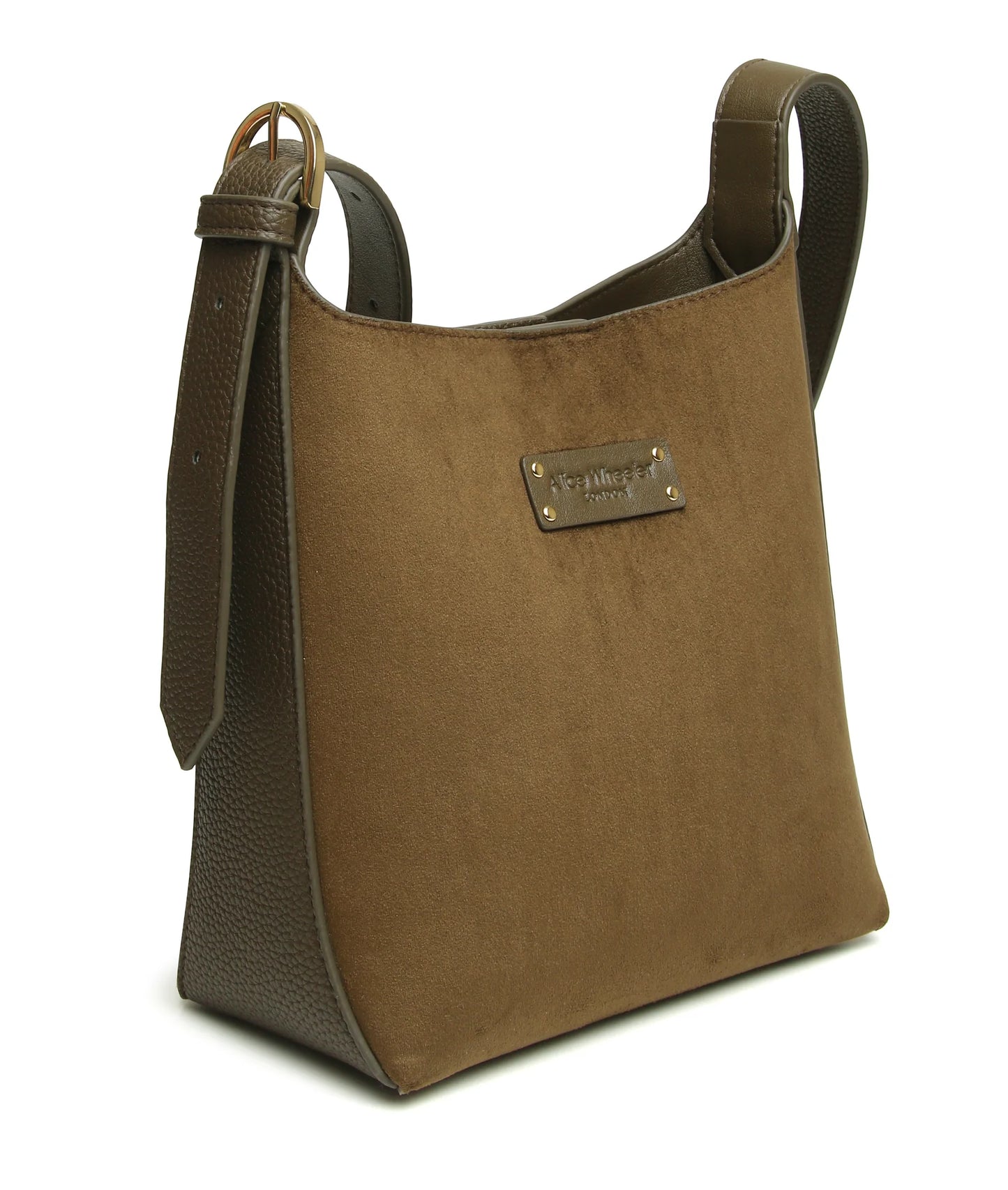 Alice Wheeler Kensington Hobo Mini Bag Olive