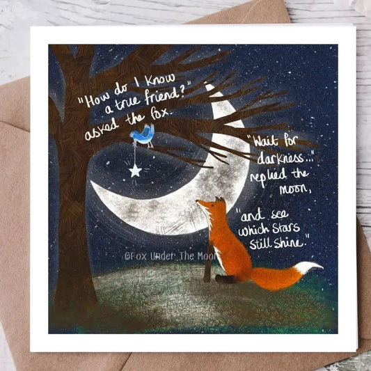 “A True Friend” Greetings Card