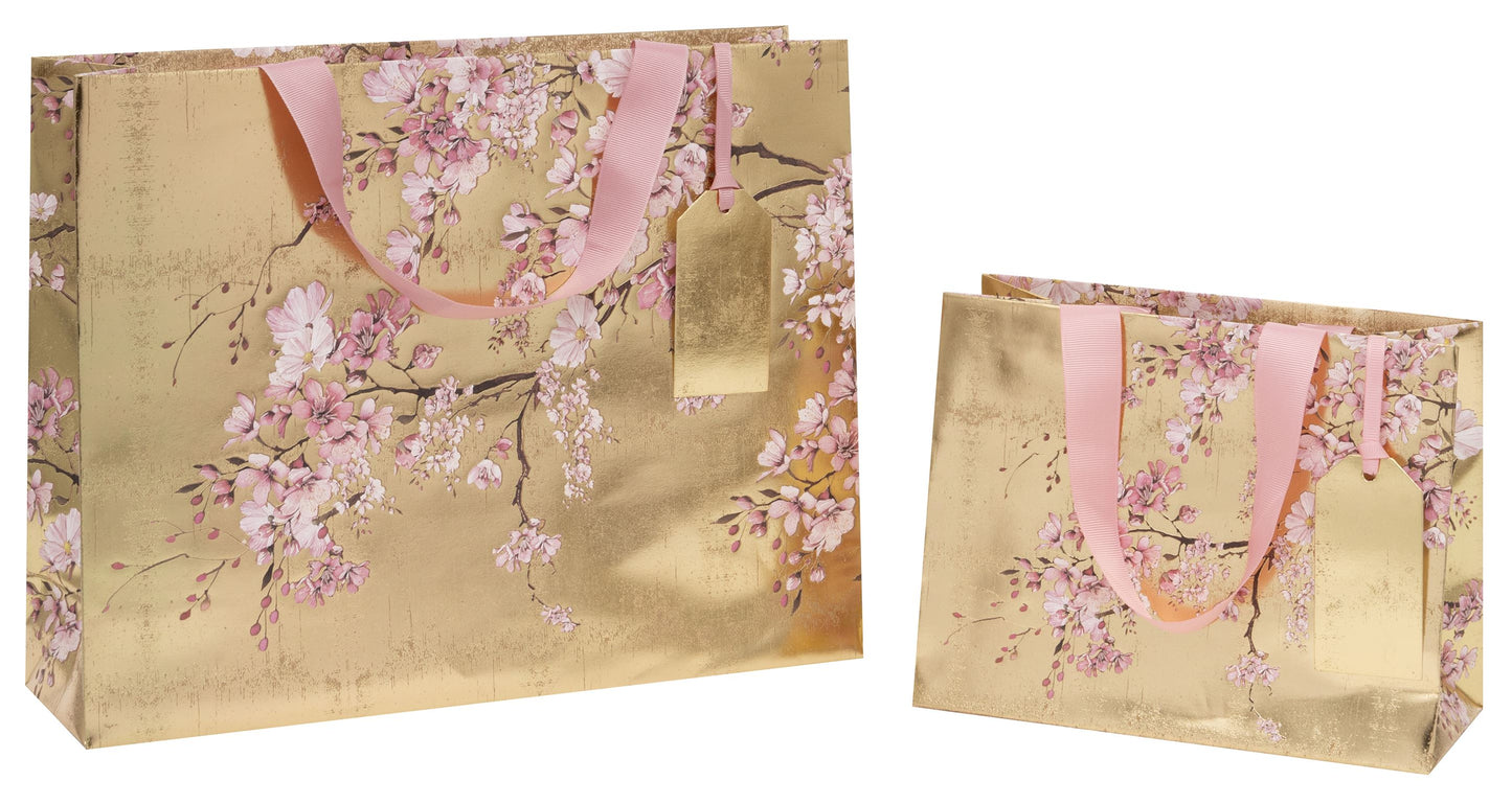 Gilded Blossom Large Gift Bag