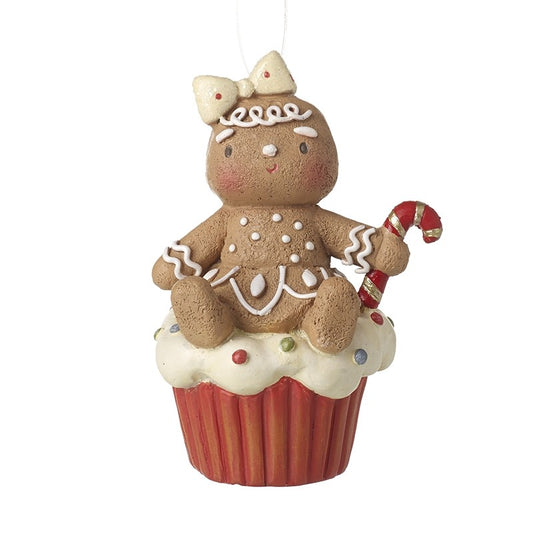 Gingerbread Cupcake Ornament