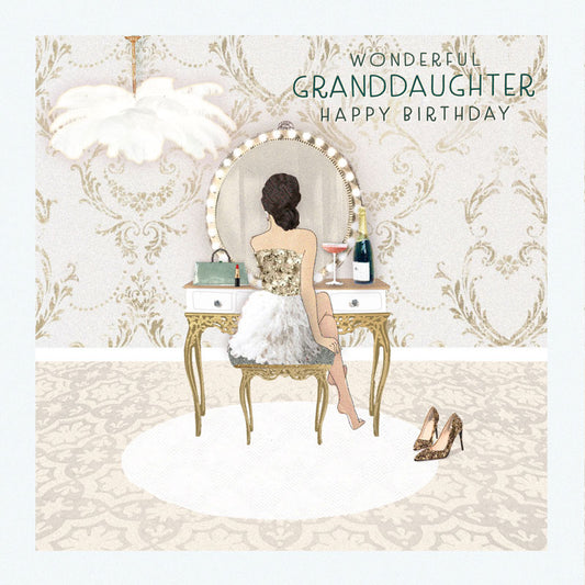 Wonderful Granddaughter Birthday Greetings Card
