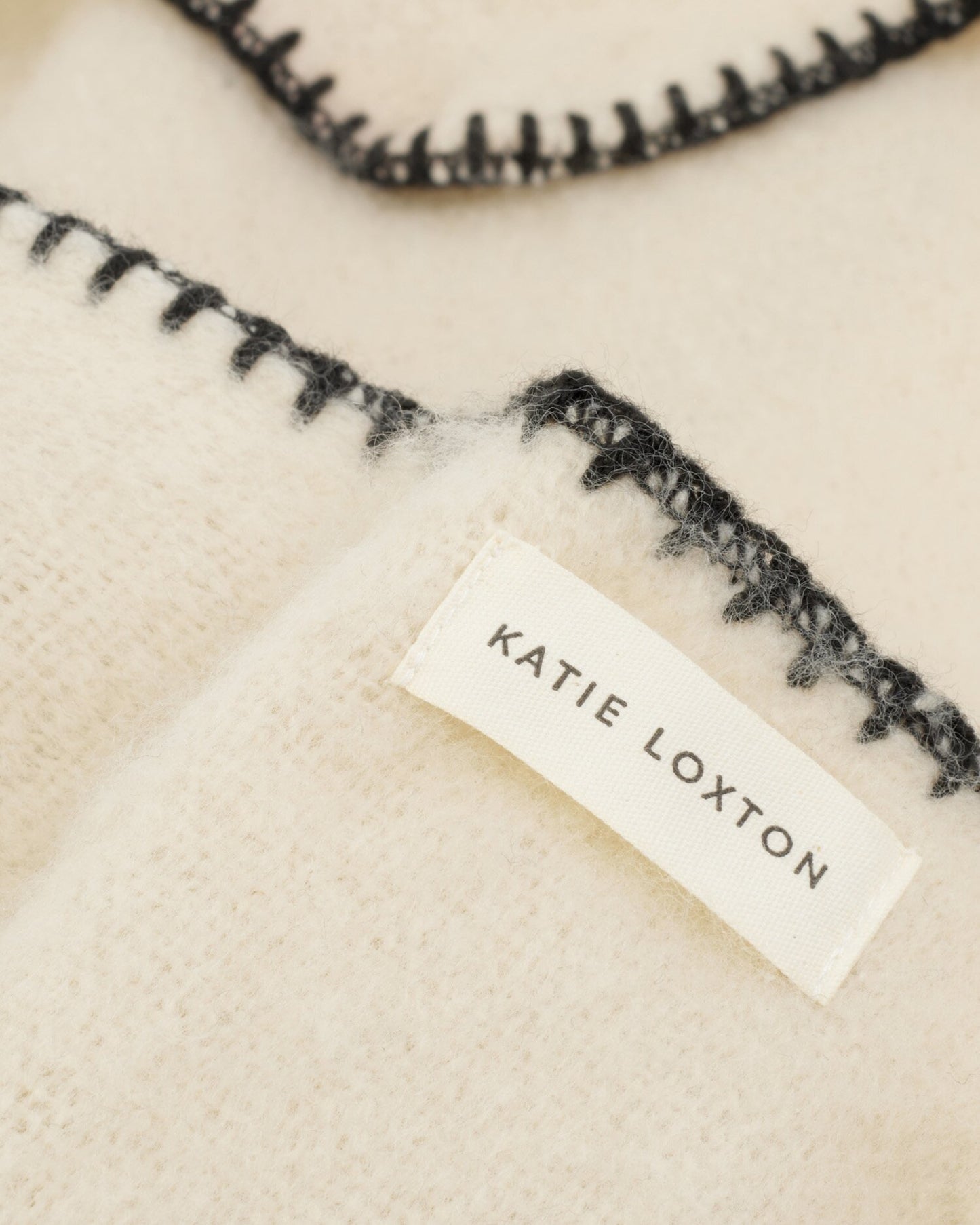 Katie Loxton Whipstitch Banket Cape in Cream