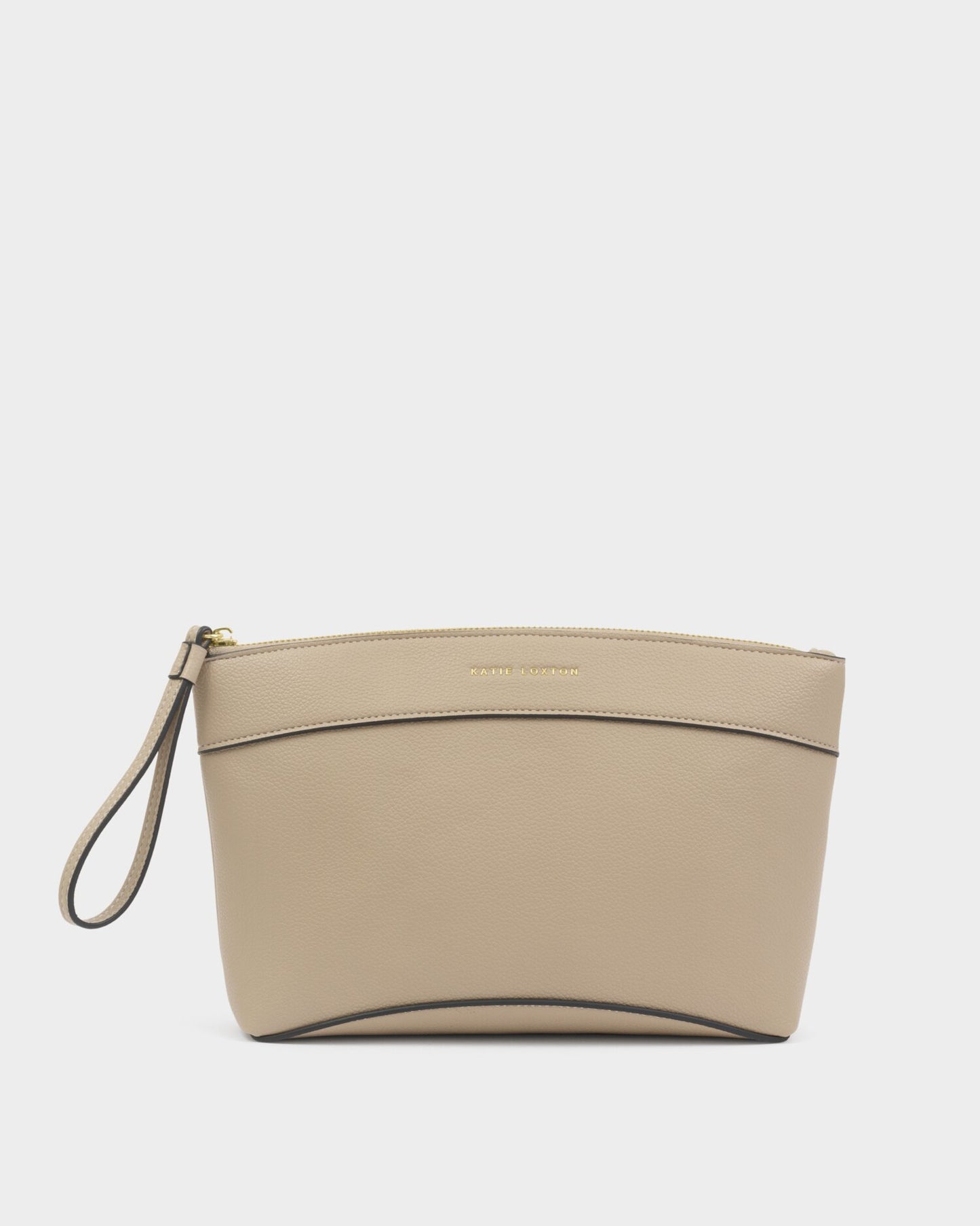 Katie Loxton Wristlet Clutch in Taupe