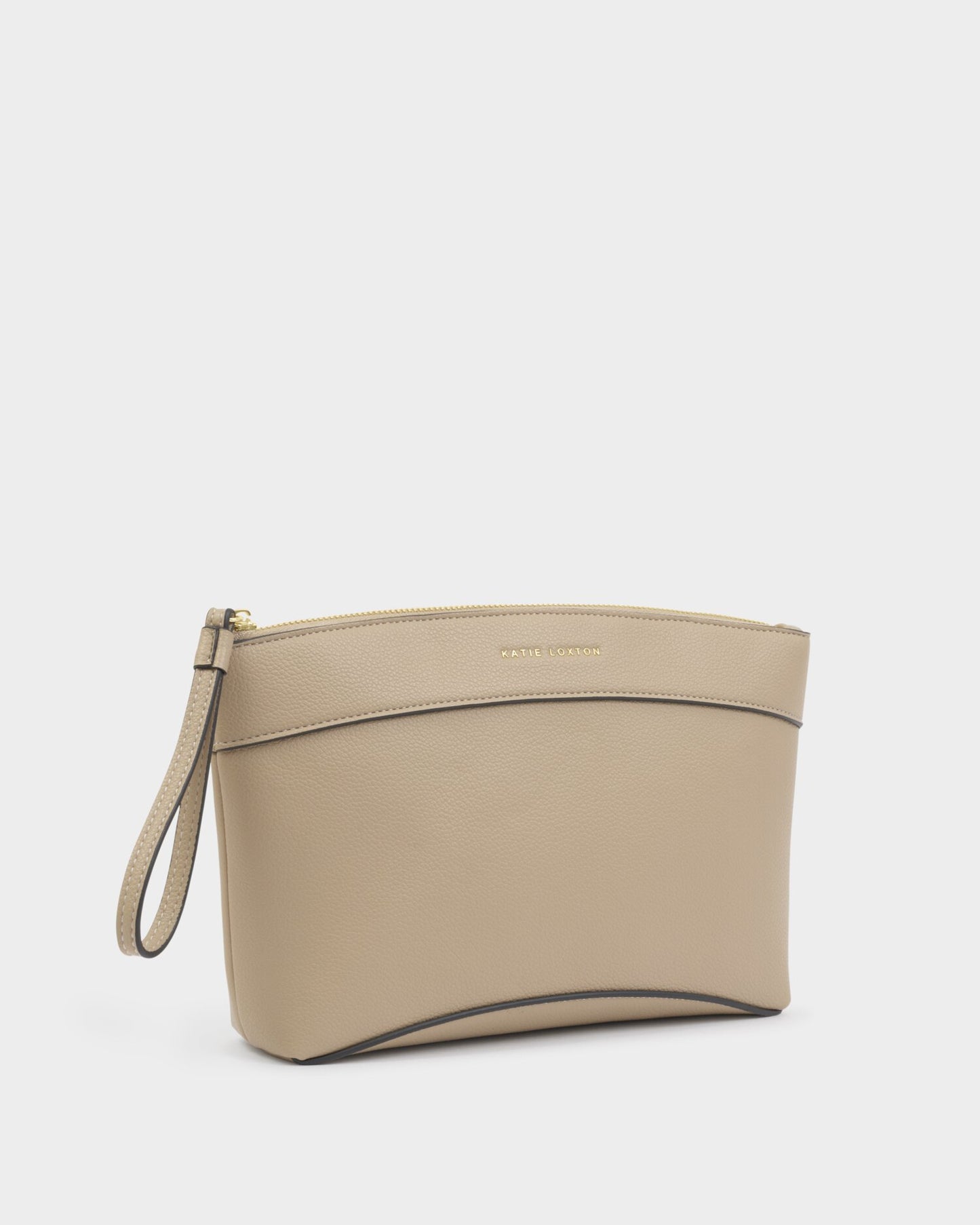 Katie Loxton Wristlet Clutch in Taupe