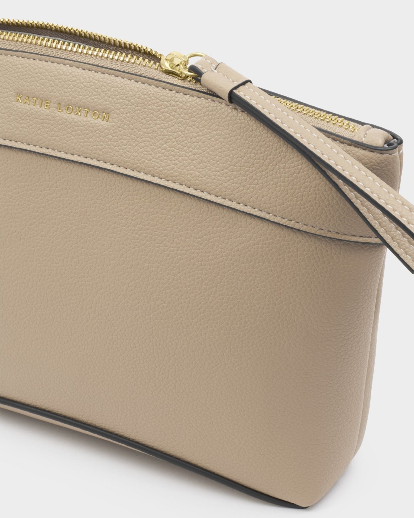 Katie Loxton Wristlet Clutch in Taupe