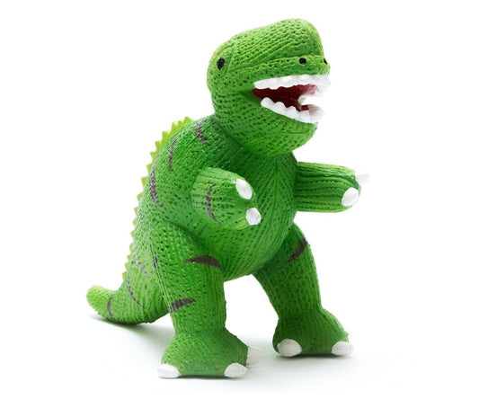 My First T Rex Rubber Bath Toy & Teether
