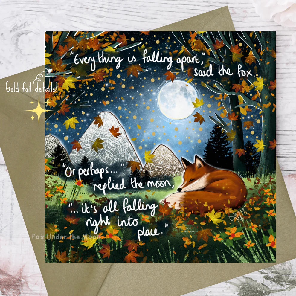 “Falling Apart” Greetings Card