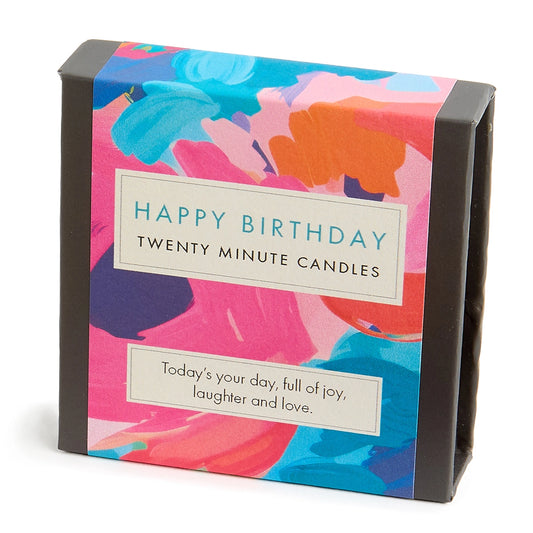 ‘Happy Birthday’ Boxed Candles