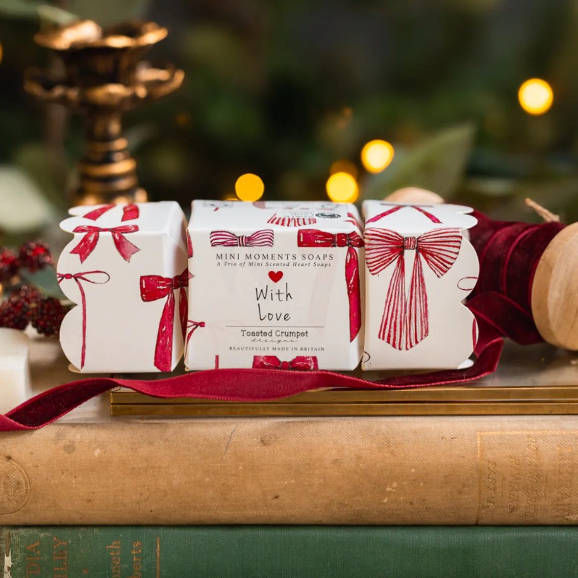 Crimson Velvet Boxed Mini Soaps