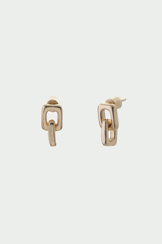 Tutti Link Earrings Gold