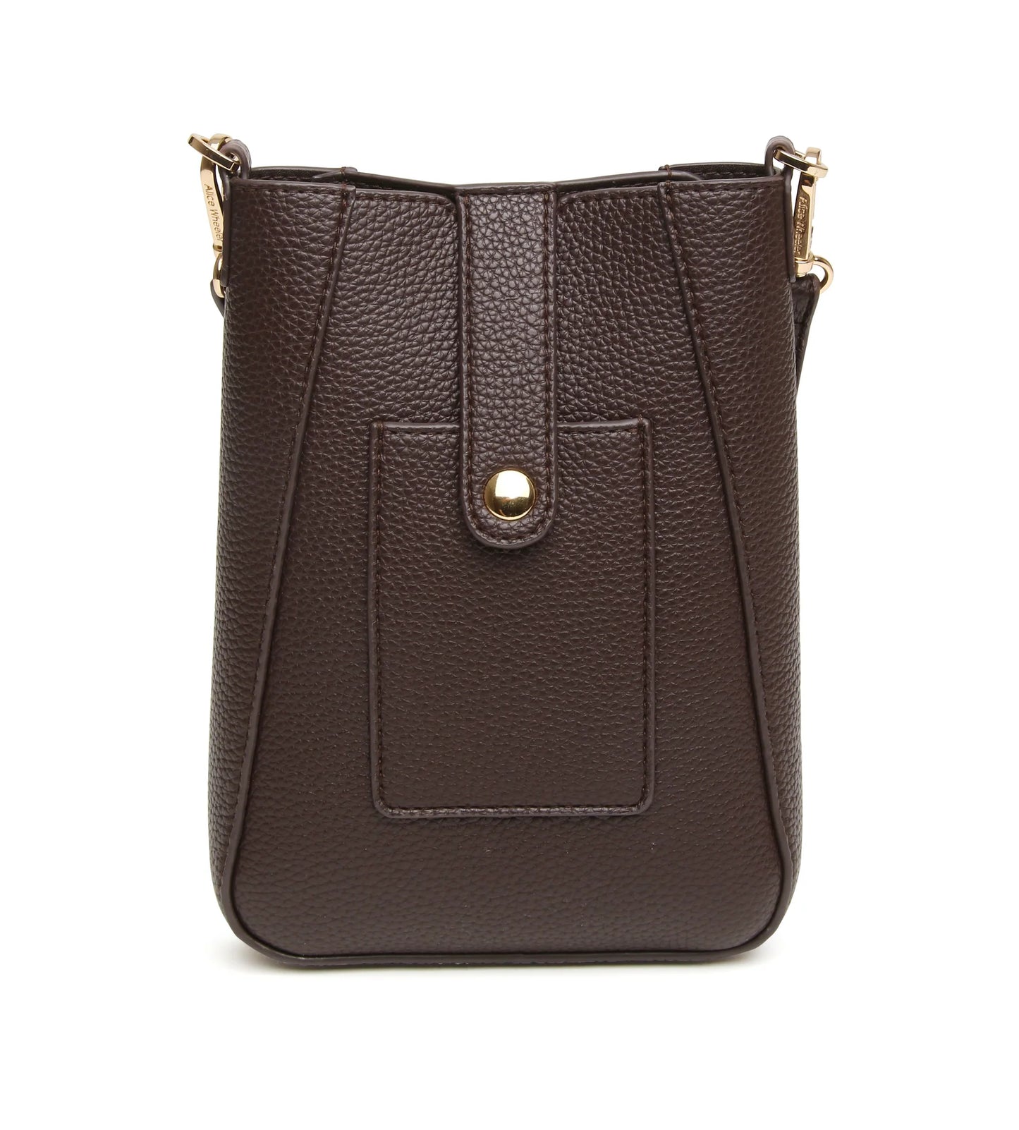 Alice Wheeler Kensington Phone Crossbody Bag Chocolate