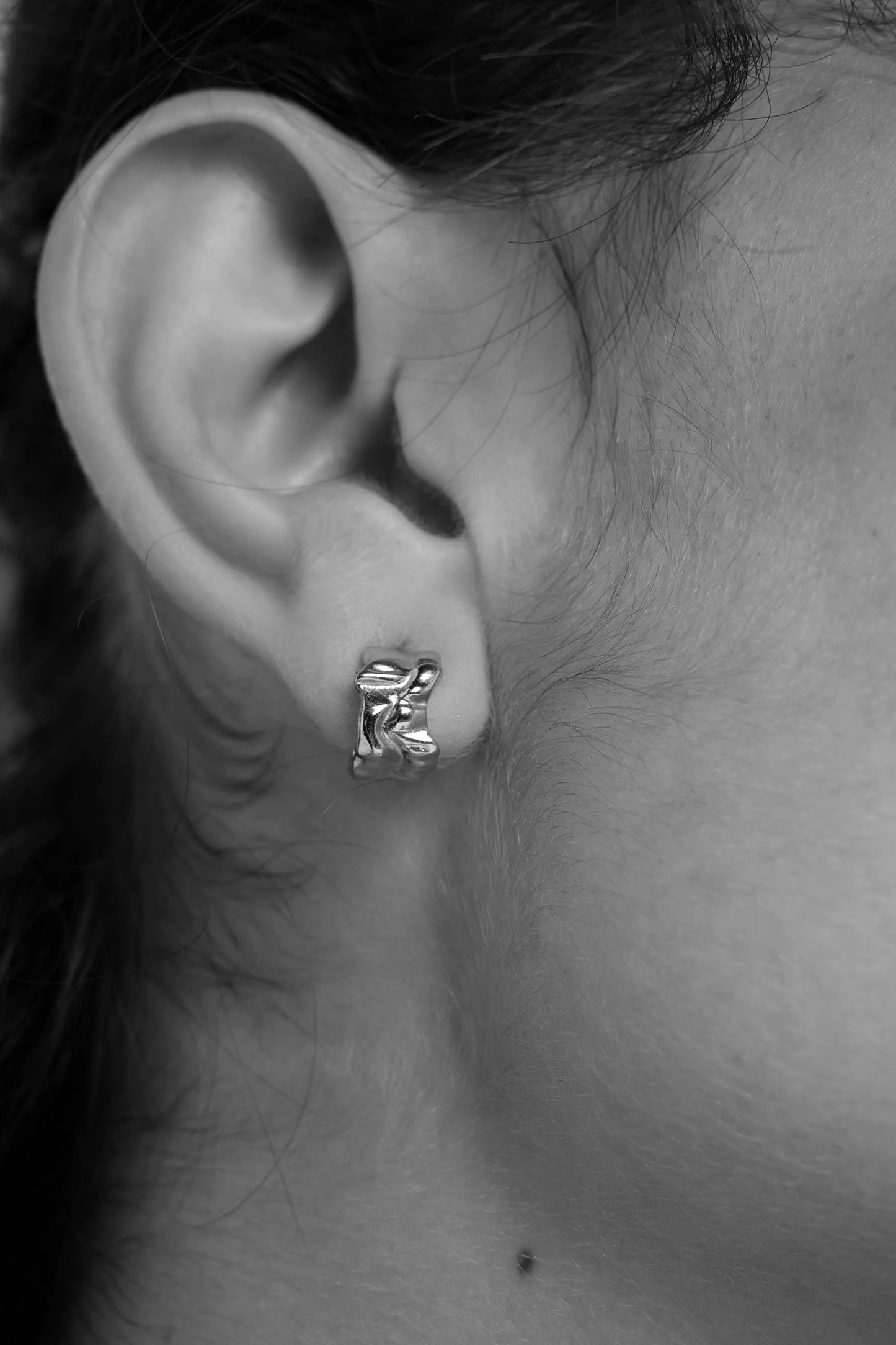 Tutti Ripple Earrings Silver