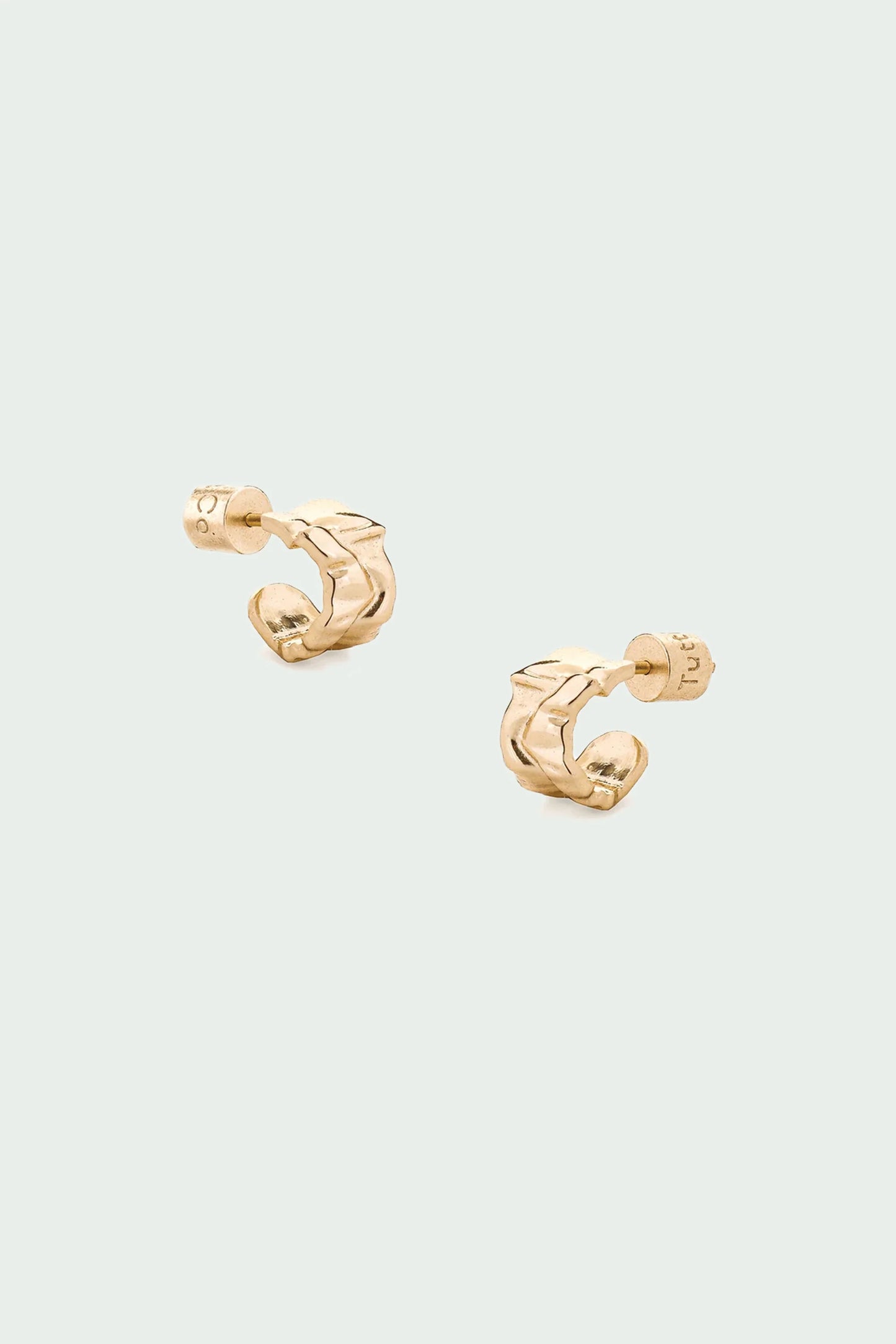 Tutti Ripple Earrings Gold