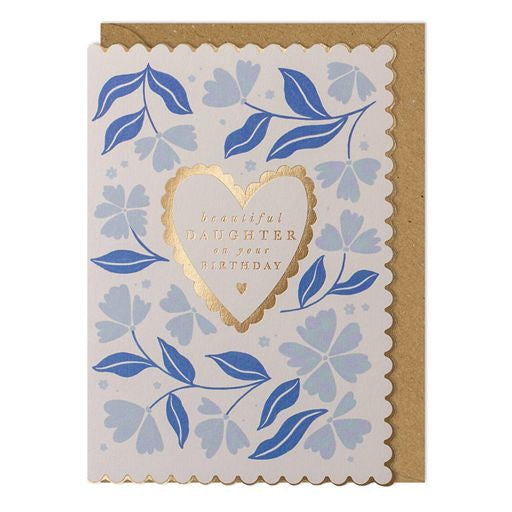 Beautiful Daughter Happy Birthday Greetings Card