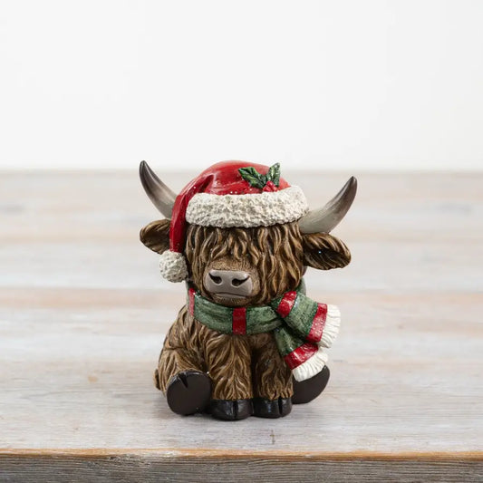 Christmas Highland Cow