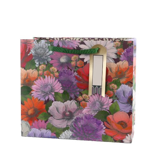 Large Dark Floral Gift Bags