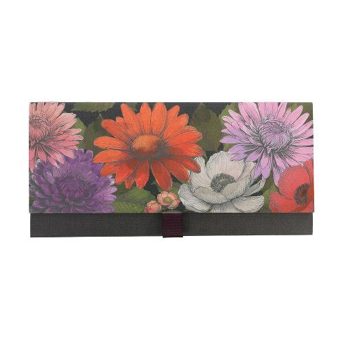 Dark Floral Voucher Envelope 23 x 11cm
